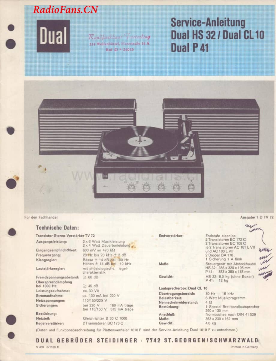 Dual-CV10-tt-sm维修电路图 手册.pdf_第1页