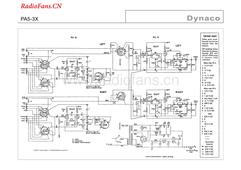 Dynaco-PA5.3X-pre-sch维修电路图 手册.pdf_第1页