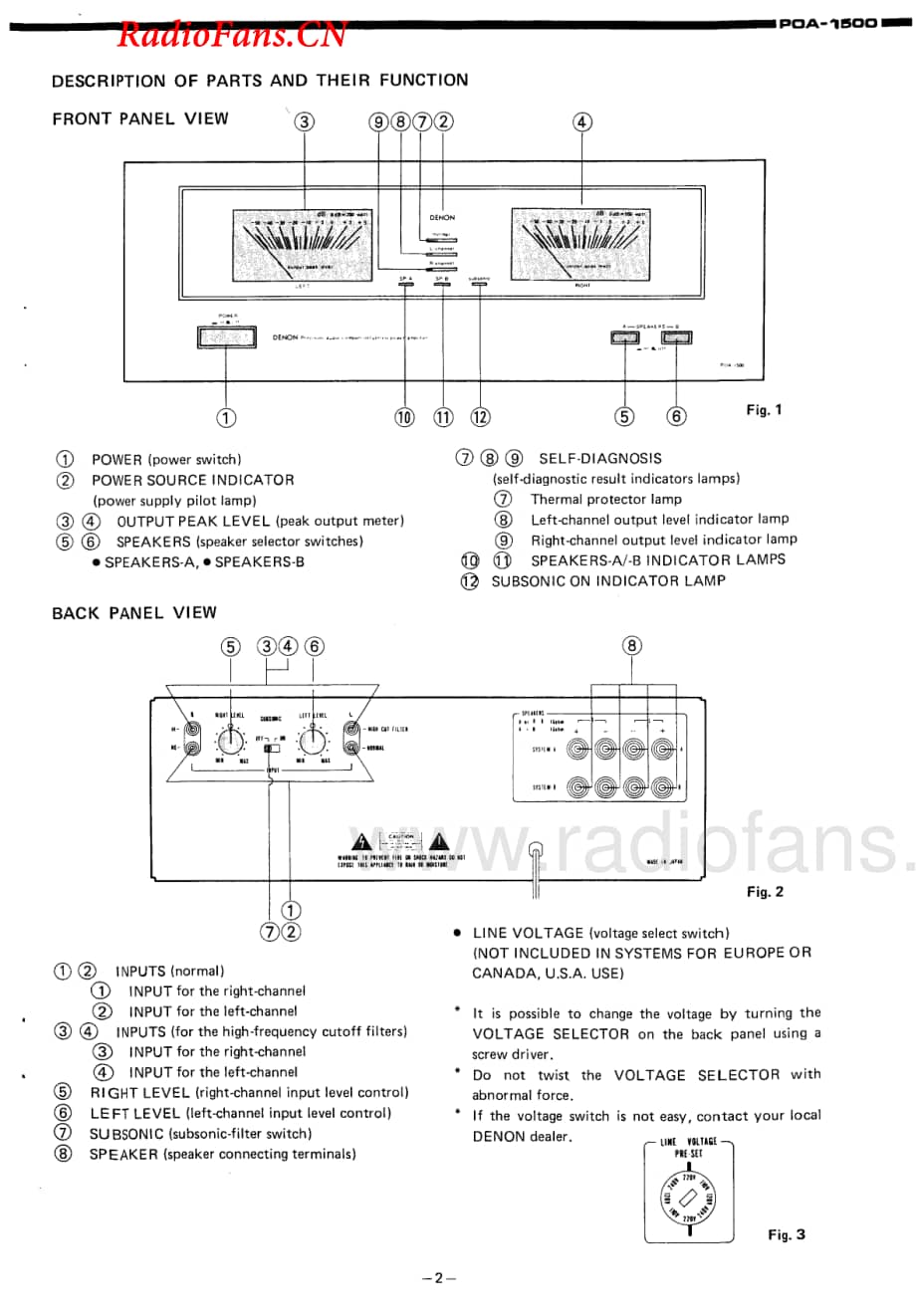 Denon-POA1500-pwr-sm维修电路图 手册.pdf_第3页