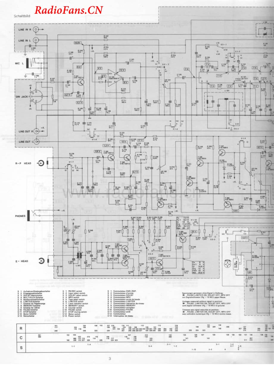 Dual-C820-tape-sm维修电路图 手册.pdf_第3页