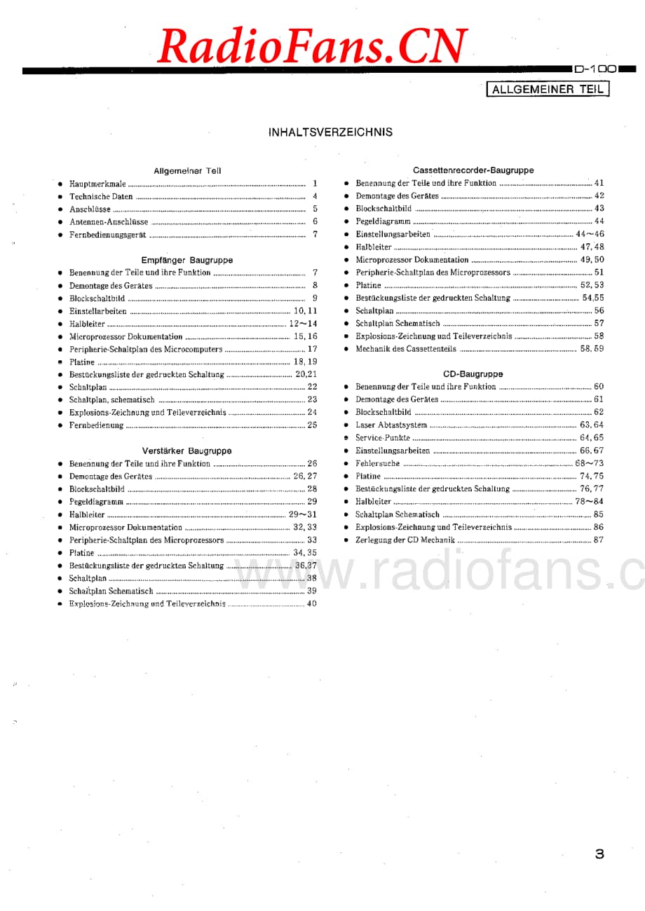 Denon-UDR100-tape-sm维修电路图 手册.pdf_第3页