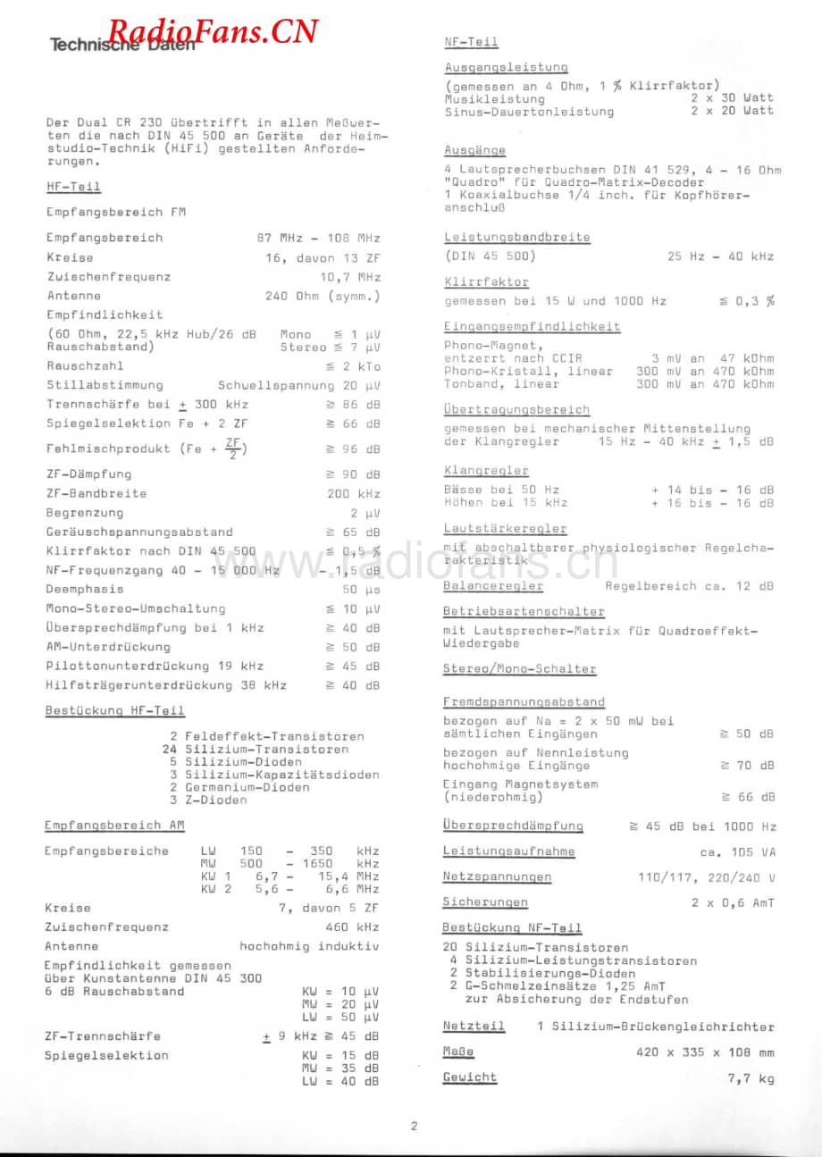 Dual-CR230-rec-sm维修电路图 手册.pdf_第2页