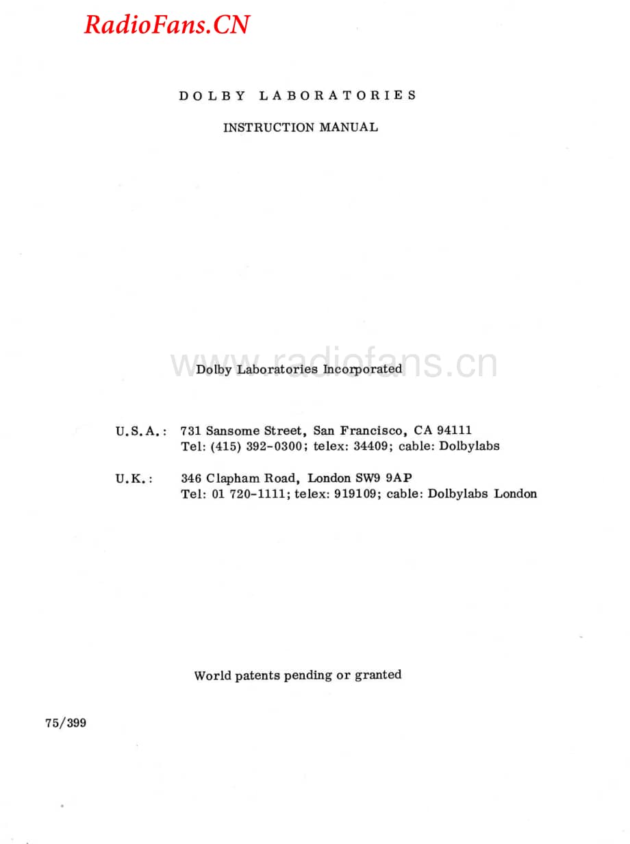 Dolby-361-sm维修电路图 手册.pdf_第2页