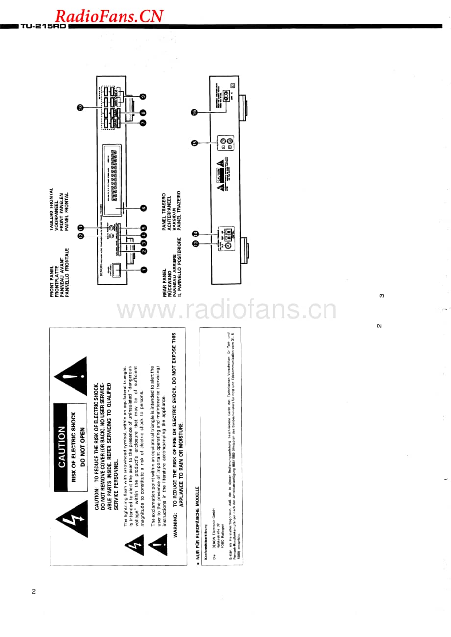 Denon-TU215RD-tun-sm维修电路图 手册.pdf_第2页