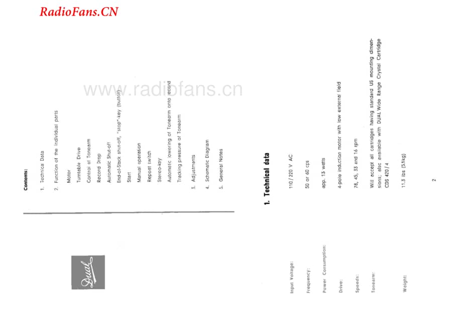 Dual-1006-tt-sm维修电路图 手册.pdf_第2页