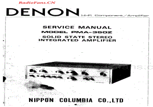 Denon-PMA350Z-int-sm维修电路图 手册.pdf