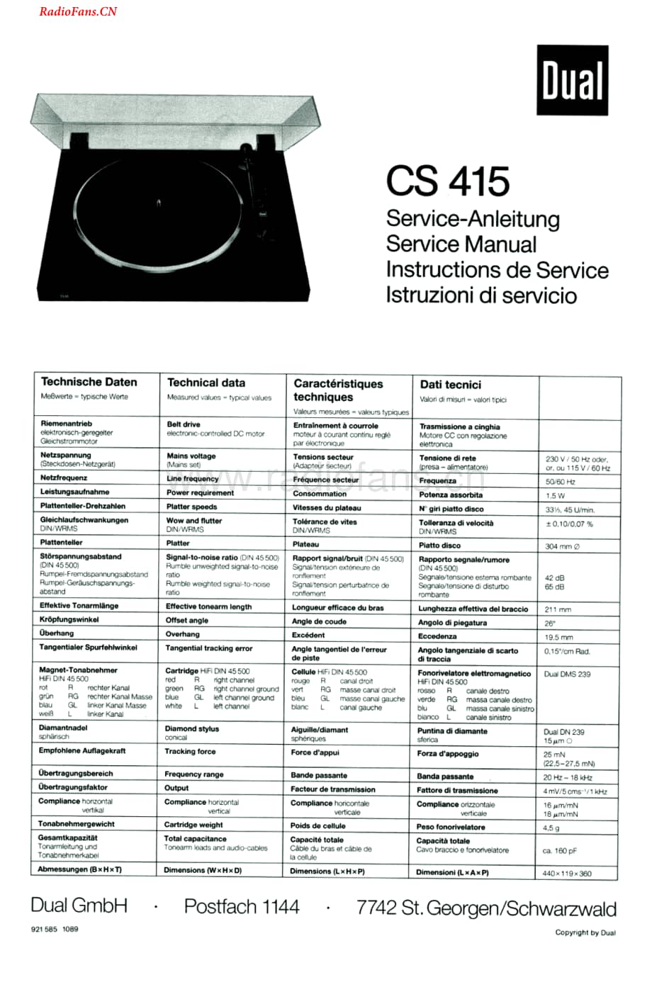 Dual-CS415-tt-sm1维修电路图 手册.pdf_第1页