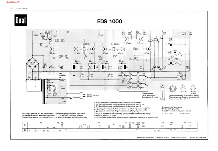 Dual-701-tt-sm1维修电路图 手册.pdf_第3页