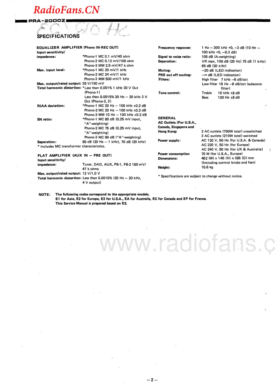 Denon-PRA2000Z-pre-sm维修电路图 手册.pdf_第2页