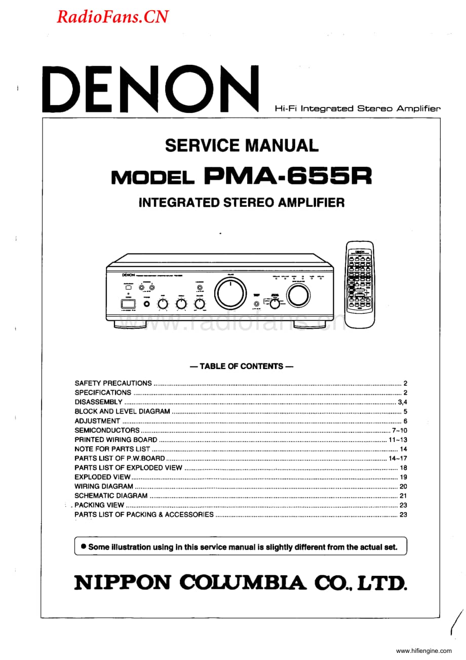 Denon-PMA655R-int-sm维修电路图 手册.pdf_第1页