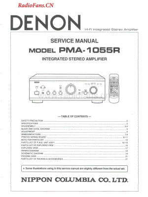 Denon-PMA1055R-int-sm维修电路图 手册.pdf