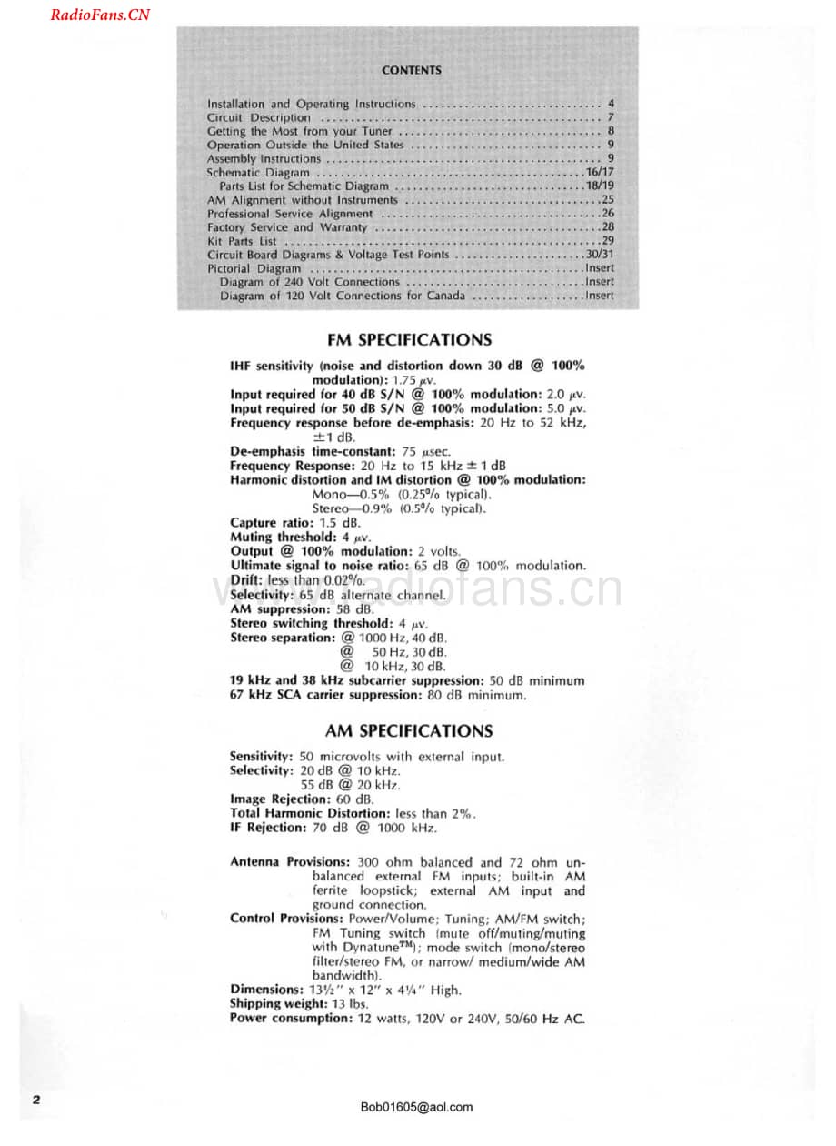 Dynaco-AF6-tun-sm维修电路图 手册.pdf_第2页