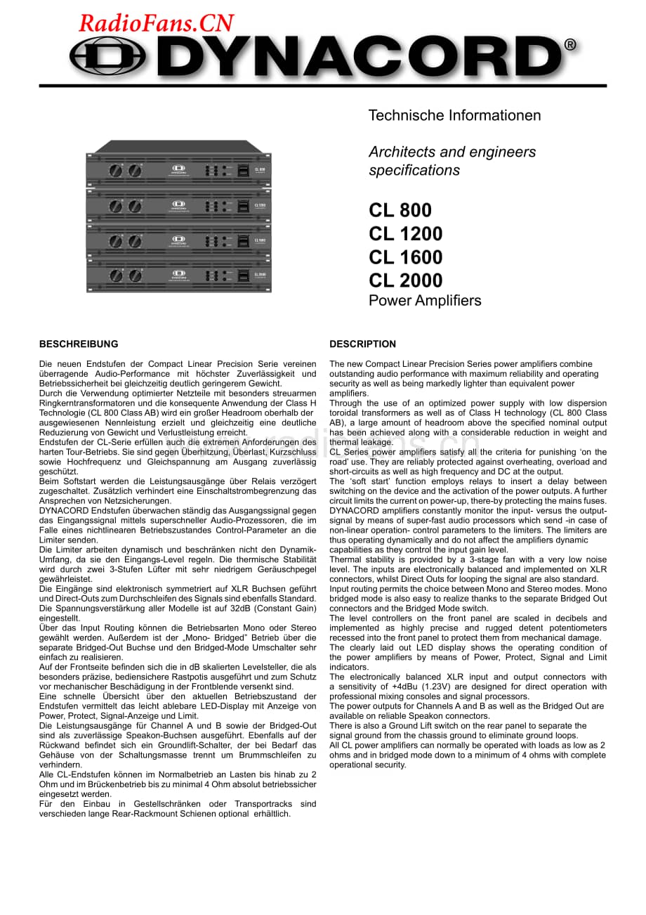 Dynacord-CL2000-pwr-ti维修电路图 手册.pdf_第1页