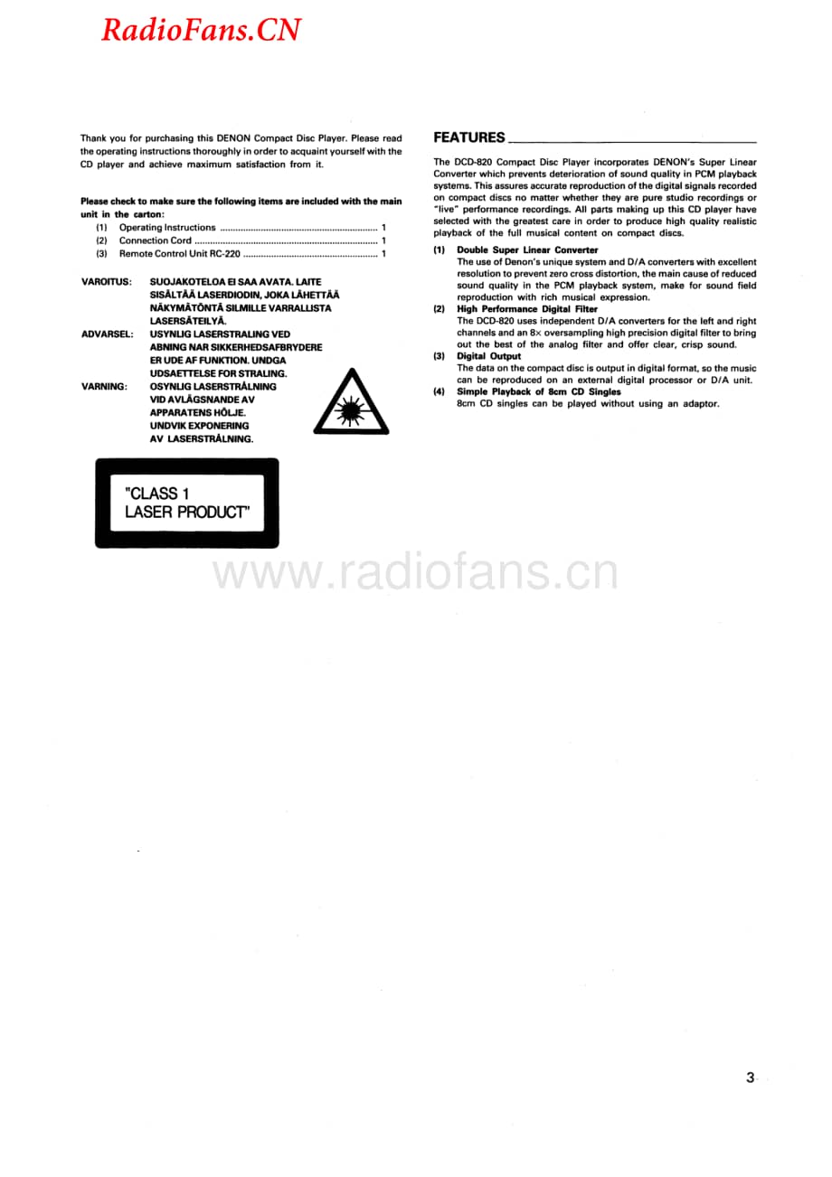 Denon-DCD820-cd-sm维修电路图 手册.pdf_第3页