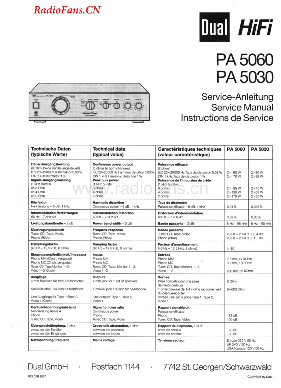 Dual-PA5060-int-sm维修电路图 手册.pdf_第1页