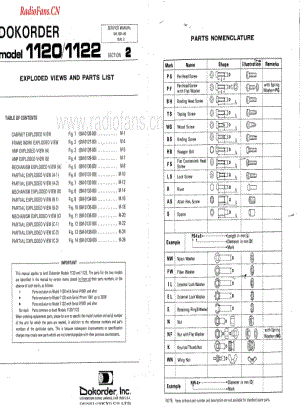 Dokorder-1122-tape-sm2维修电路图 手册.pdf