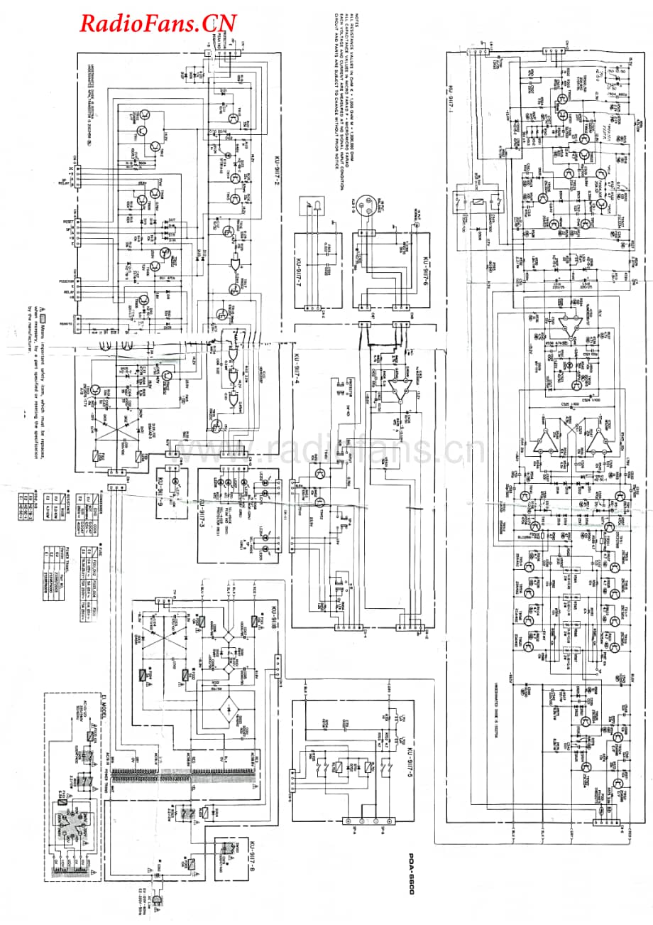 Denon-POA6600-pwr-sch维修电路图 手册.pdf_第1页