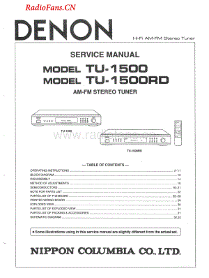 Denon-TU1500RD-tun-sm维修电路图 手册.pdf