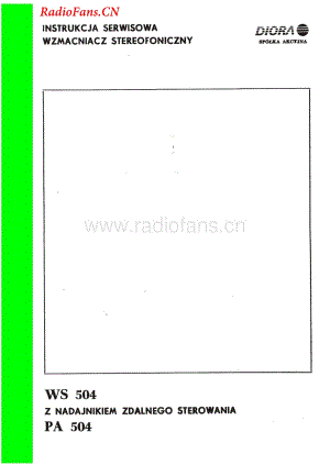 Diora-WS504-int-sm维修电路图 手册.pdf