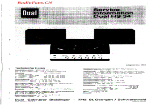 Dual-HS34-tt-sm维修电路图 手册.pdf