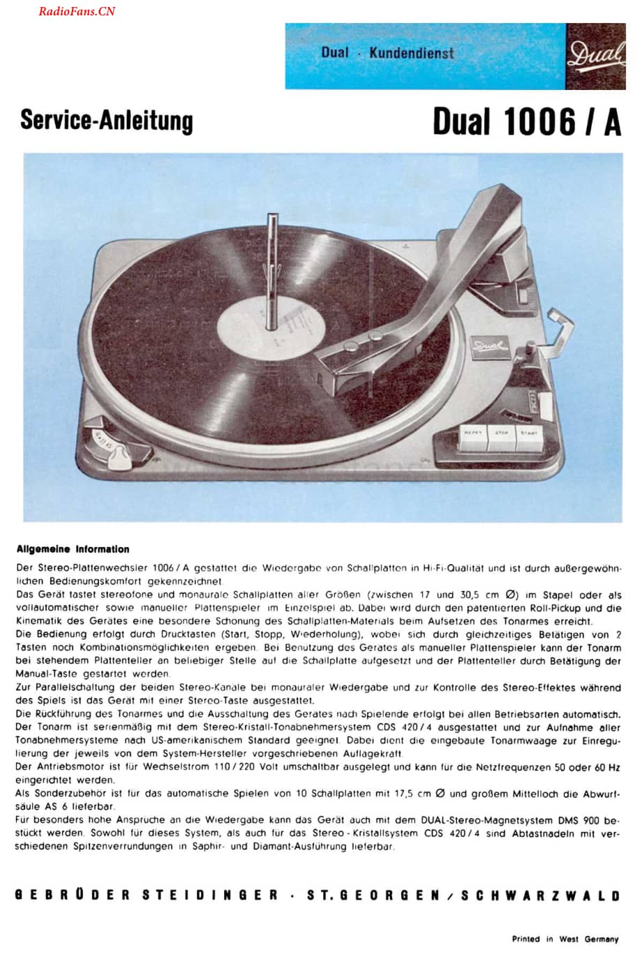 Dual-1006A-tt-sm维修电路图 手册.pdf_第1页