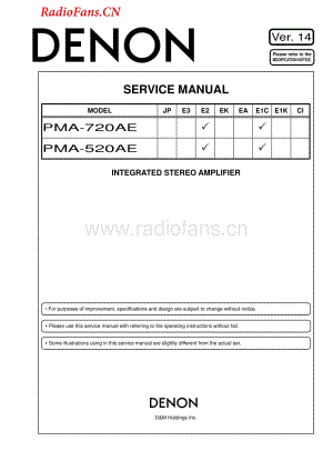 Denon-PMA720AEV14-int-sm维修电路图 手册.pdf