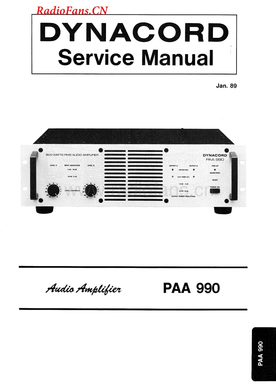 Dynacord-PAA990_pwr-sm维修电路图 手册.pdf_第1页