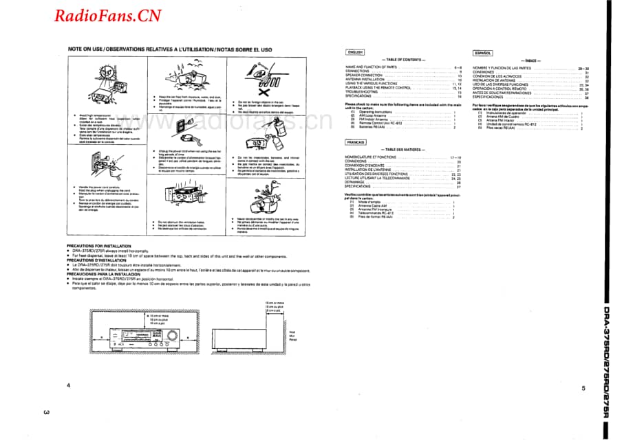 Denon-DRA275RD-rec-sm维修电路图 手册.pdf_第3页