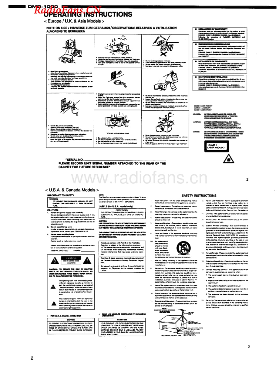 Denon-DMD1000-dat-sm维修电路图 手册.pdf_第2页