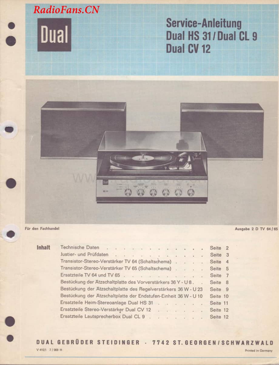 Dual-HS31-tt-sm维修电路图 手册.pdf_第1页