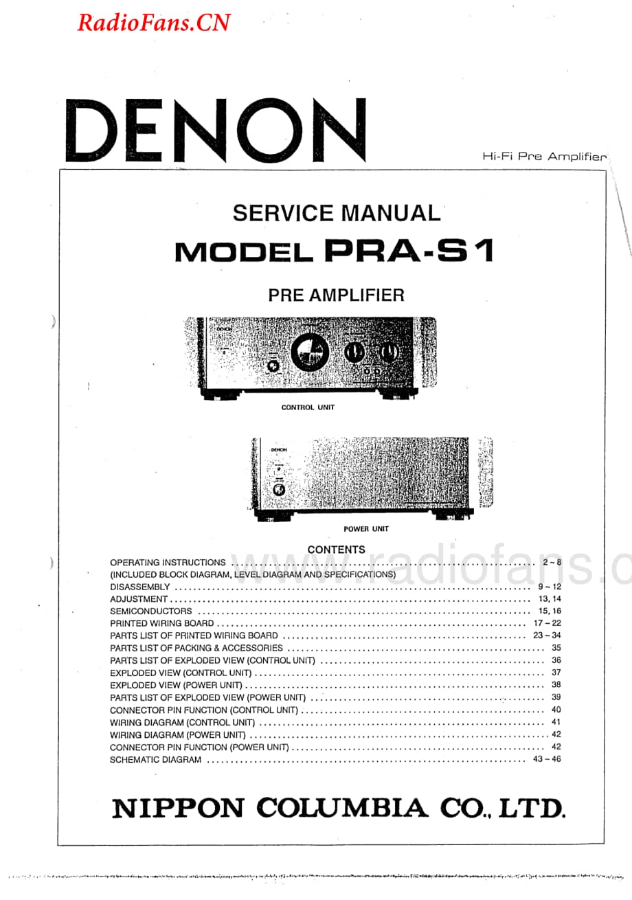 Denon-PRAS1-pre-sm维修电路图 手册.pdf_第1页