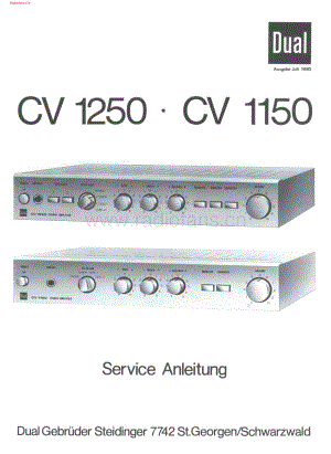 Dual-CV1250-int-sm维修电路图 手册.pdf