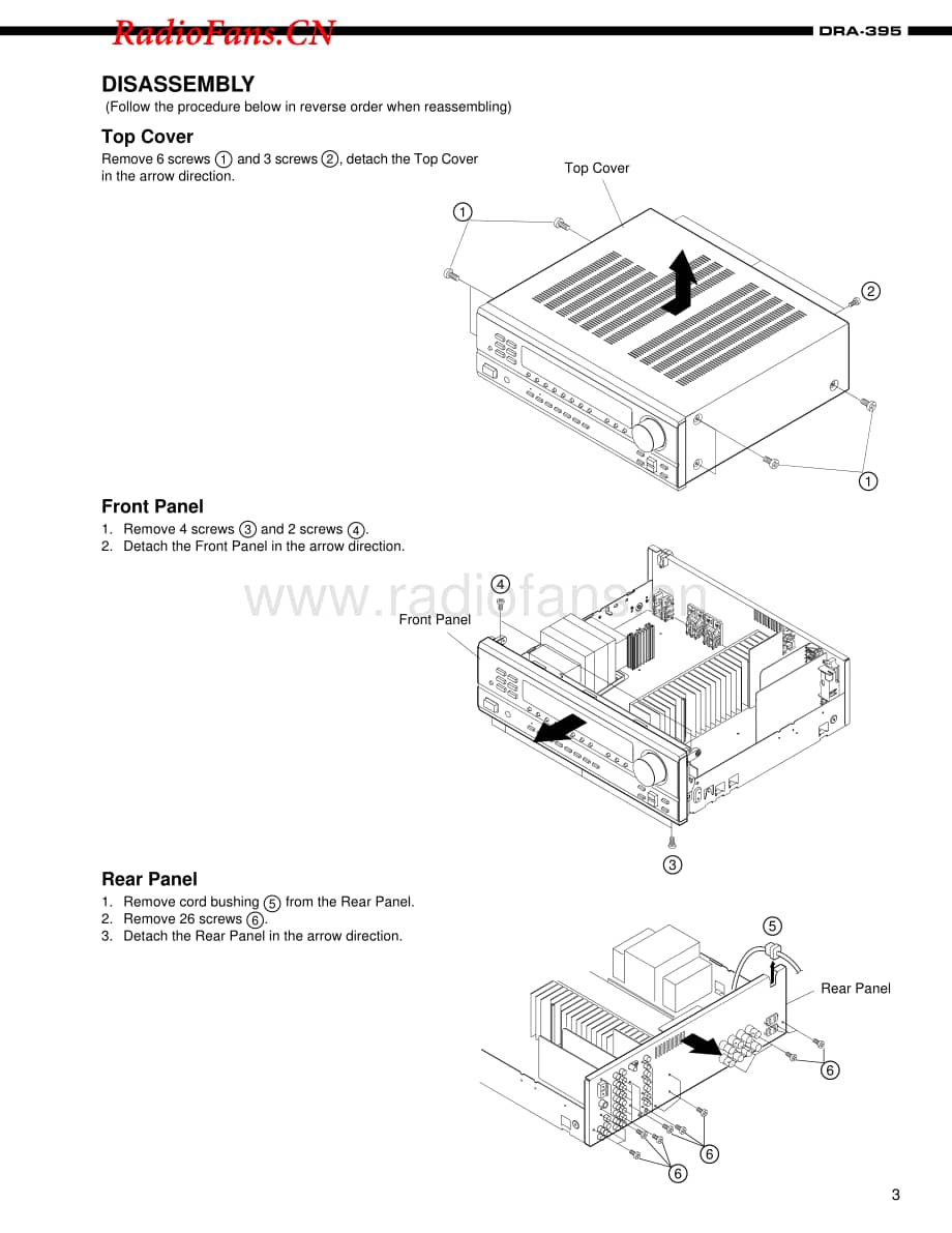 Denon-DRA395-rec-sm维修电路图 手册.pdf_第3页