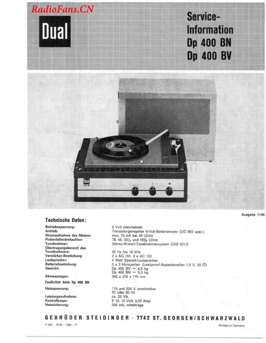 Dual-DP400BV-tt-sm维修电路图 手册.pdf_第1页