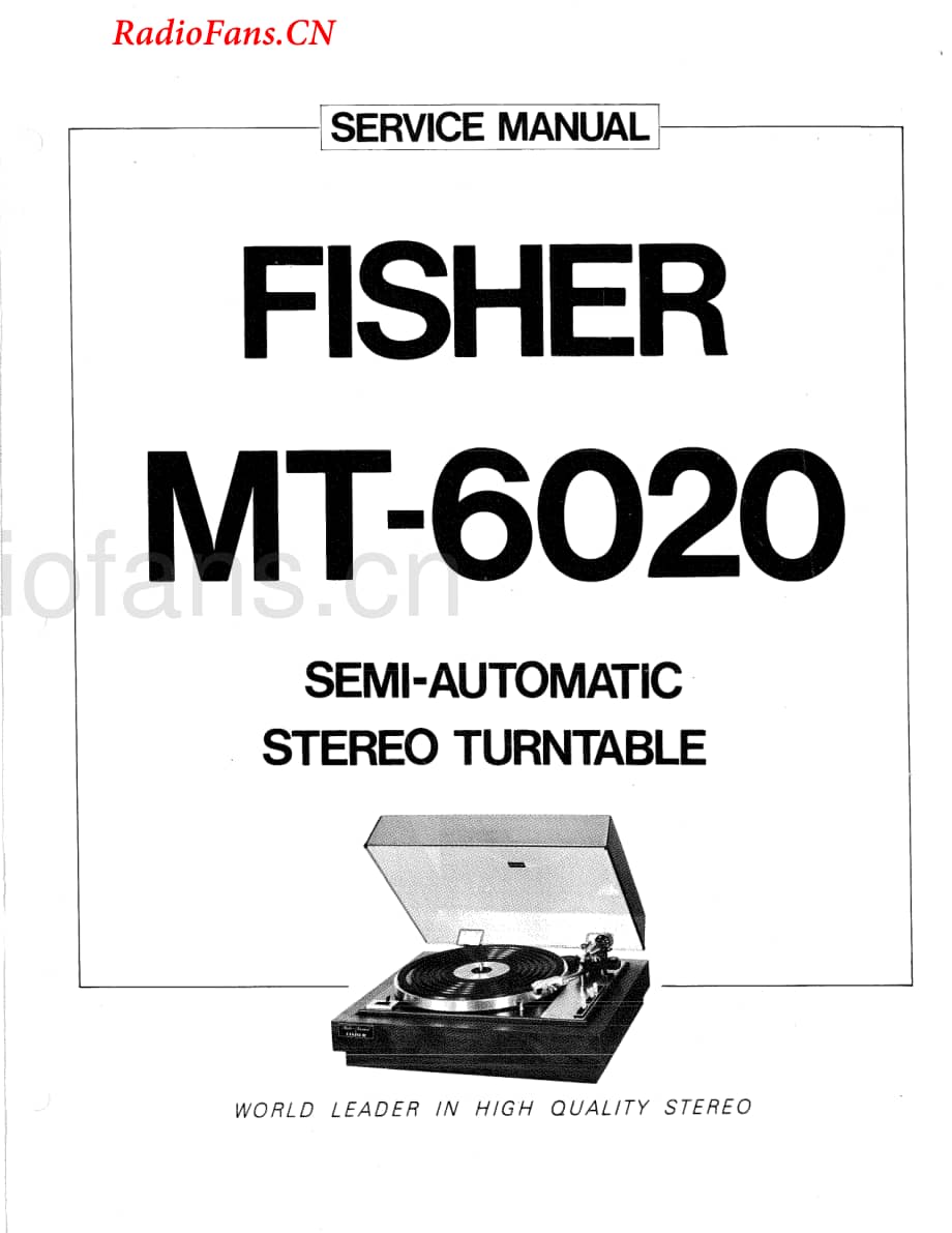 Fisher-MT6020-tt-sm维修电路图 手册.pdf_第1页