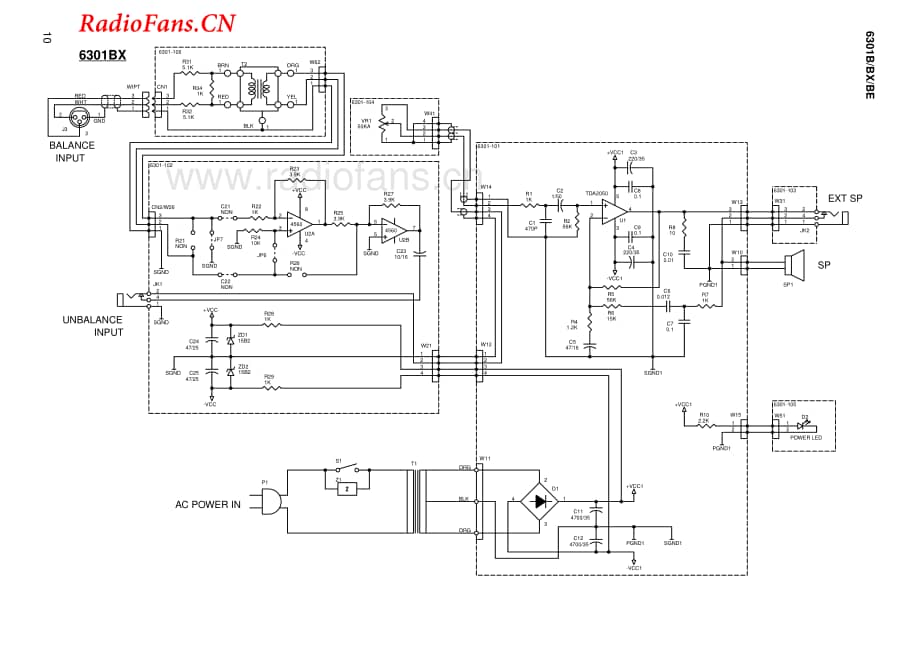 Fostex-6301B-pwr-sch维修电路图 手册.pdf_第2页