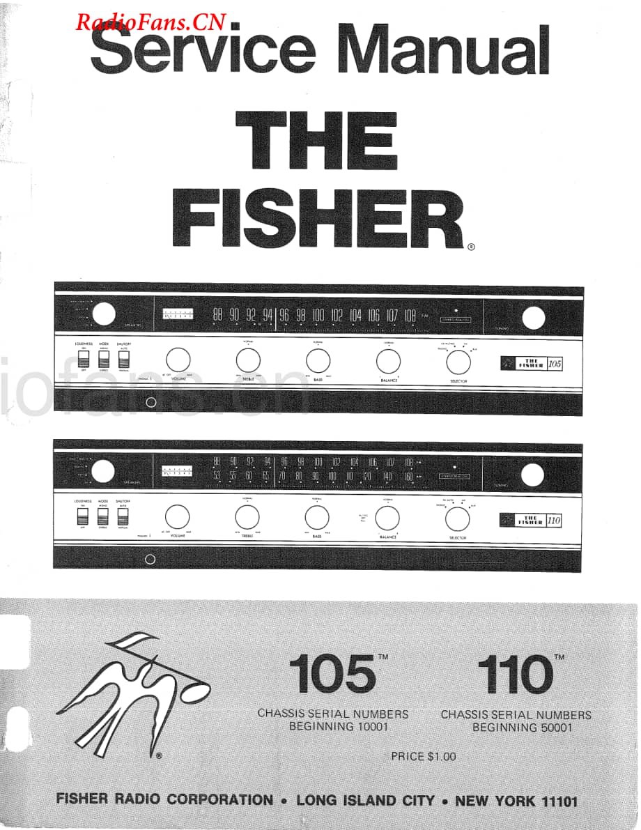 Fisher-110-tun-sm维修电路图 手册.pdf_第1页