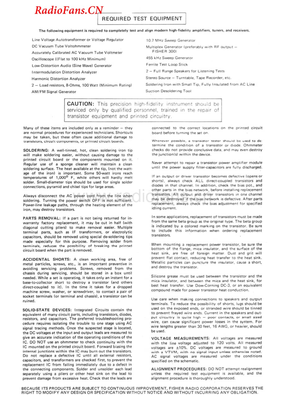 Fisher-800T-rec-sm(1)维修电路图 手册.pdf_第2页