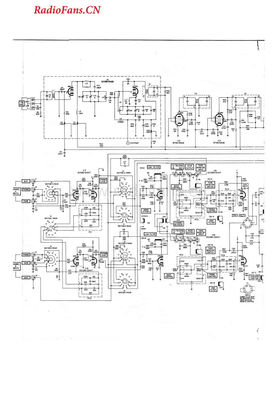 Fisher-500B-rec-sch(1)维修电路图 手册.pdf_第2页