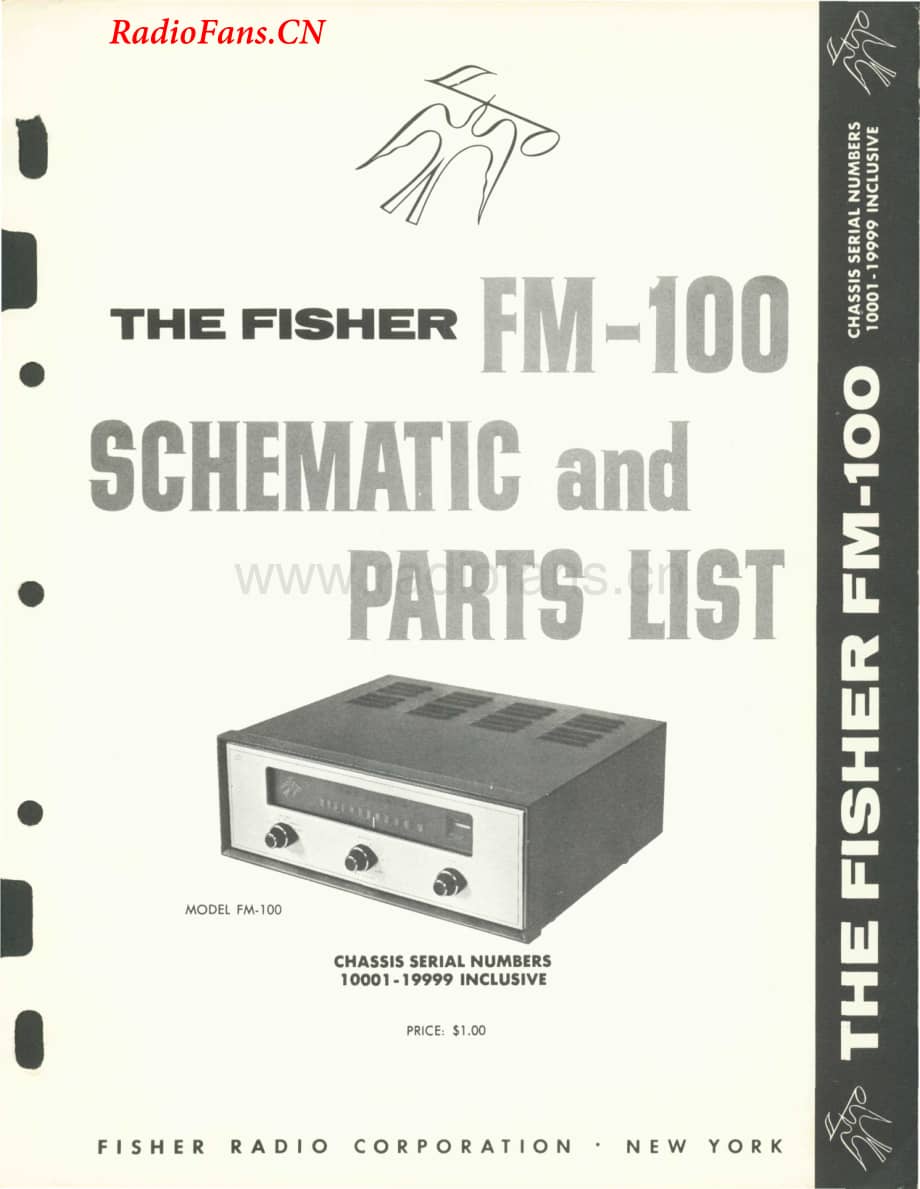 Fisher-FM100-tun-sch维修电路图 手册.pdf_第1页