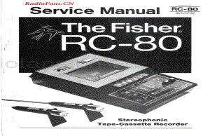 Fisher-RC80-tape-sm维修电路图 手册.pdf