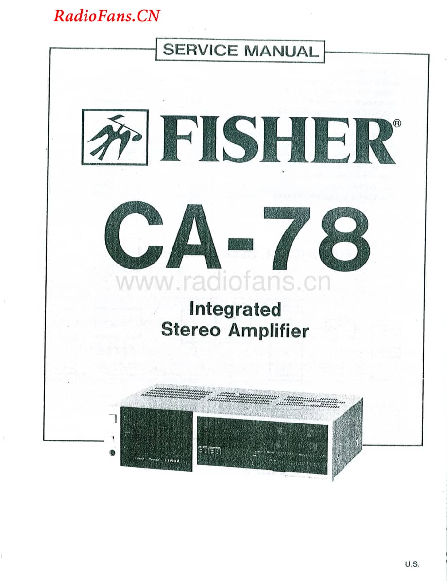 Fisher-CA78-int-sm维修电路图 手册.pdf_第1页