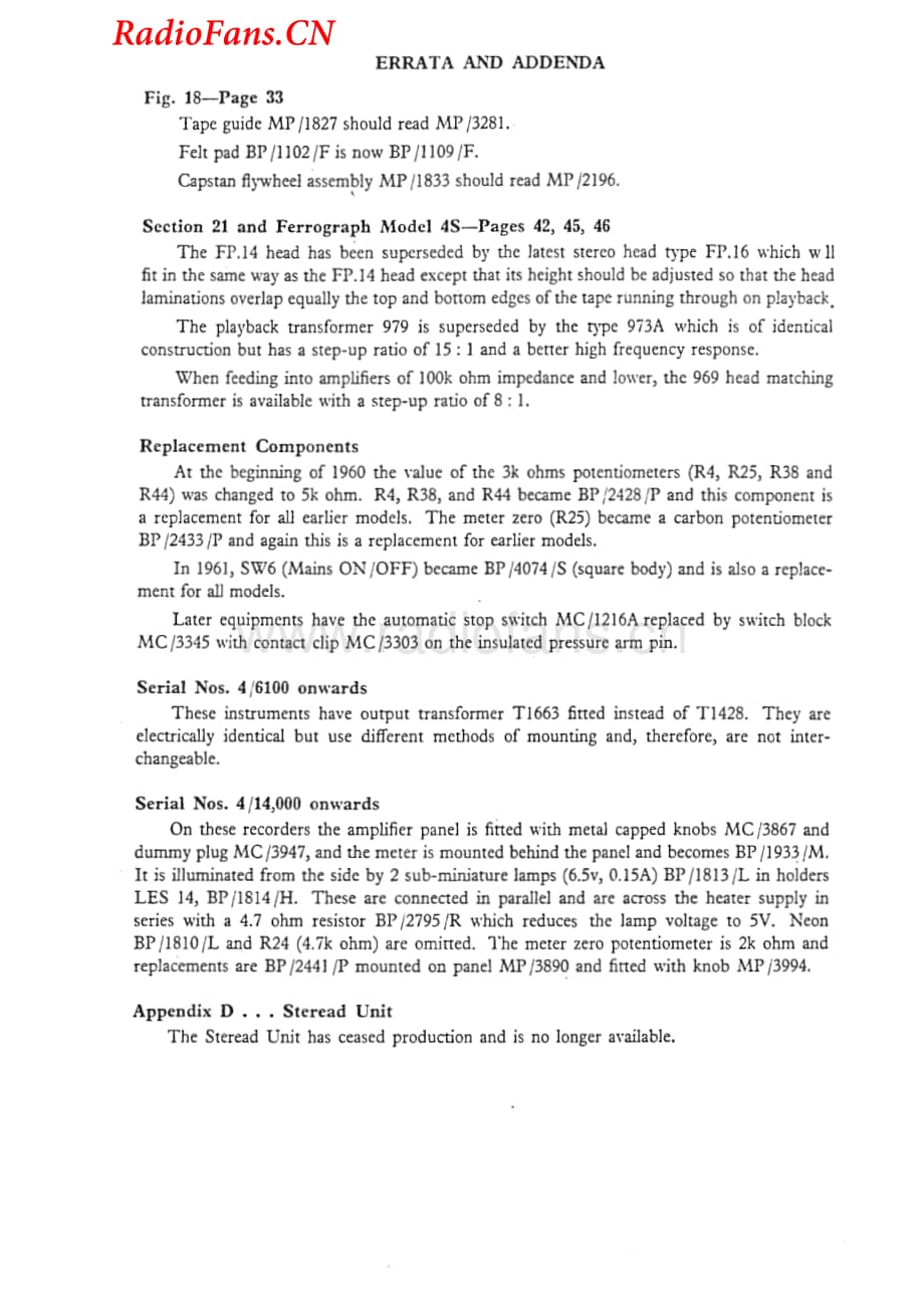 Ferguson-Ferrograph4A-tape-sm维修电路图 手册.pdf_第3页