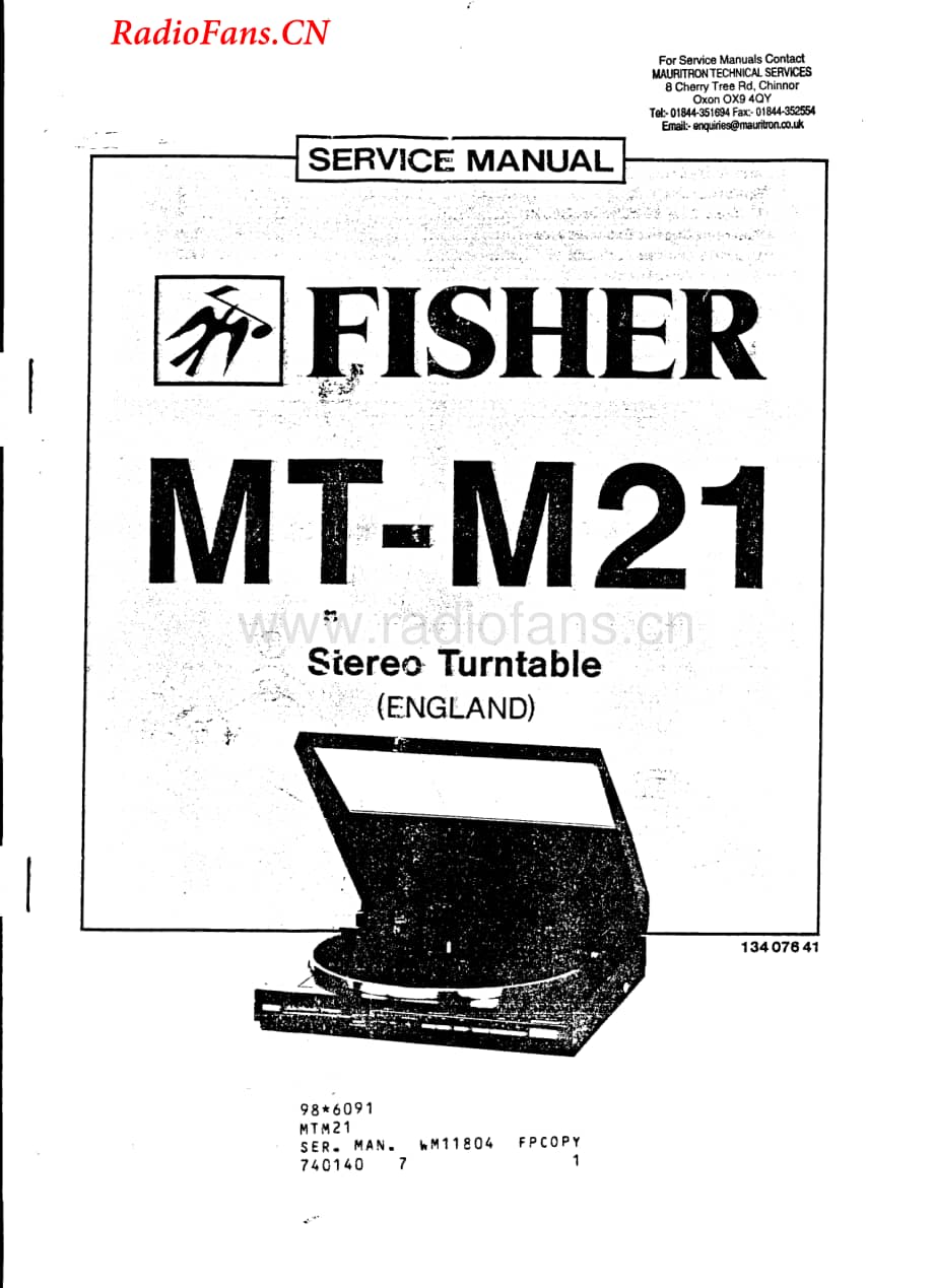 Fisher-MTM21-tt-sm维修电路图 手册.pdf_第1页