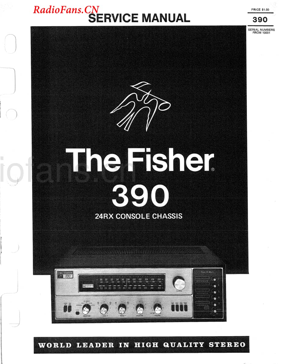 Fisher-390-rec-sm(1)维修电路图 手册.pdf_第1页