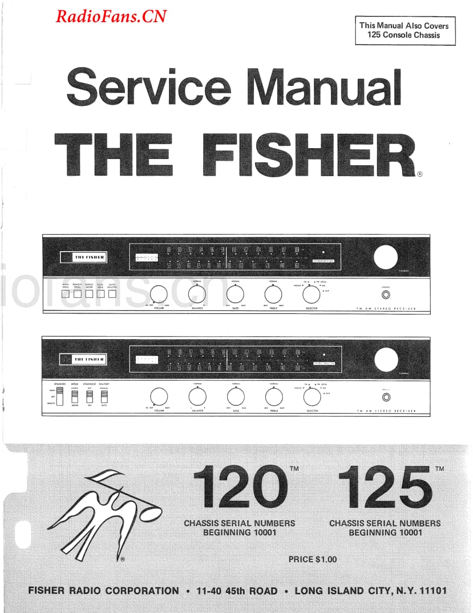 Fisher-120-tun-sm维修电路图 手册.pdf_第1页