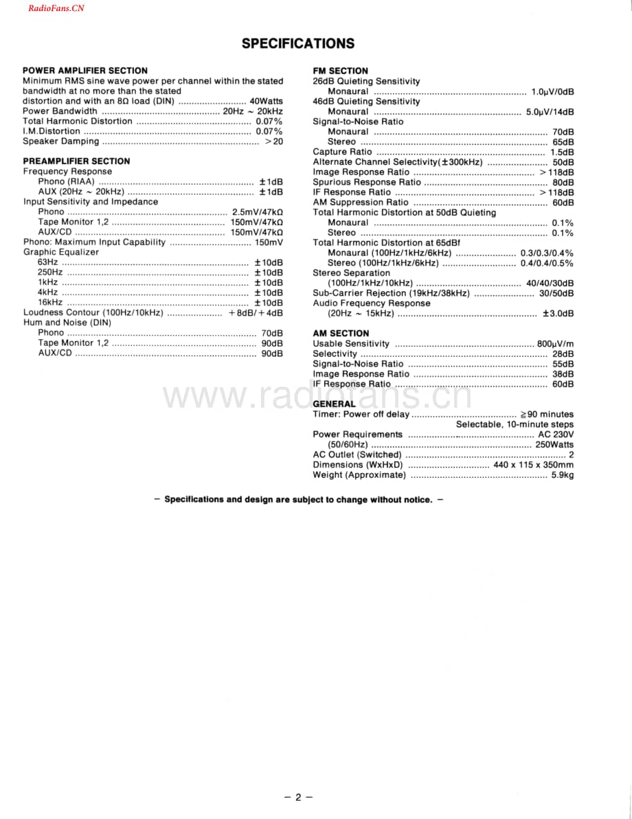 Fisher-RS560-rec-sch维修电路图 手册.pdf_第2页