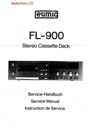 Eumig-FL900-tape-sm维修电路图 手册.pdf