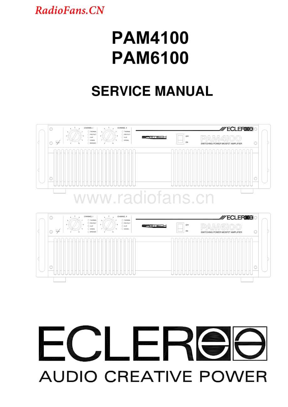 Ecler-PAM4100-pwr-sm维修电路图 手册.pdf_第1页