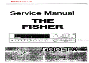 Fisher-500TX-rec-sm1(1)维修电路图 手册.pdf